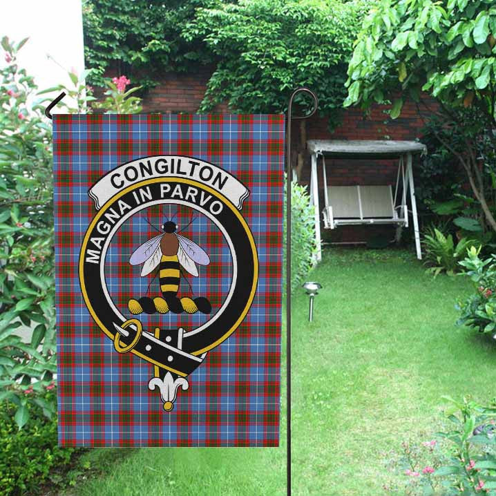 Scottish Congilton Clan Crest Tartan Garden Flag Tartan Plaid 2
