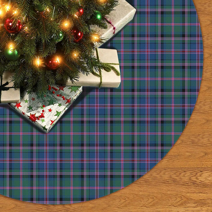 Scottish Cooper Ancient Clan Tartan Christmas Tree Skirt No Tassels 2 Tartan Plaid