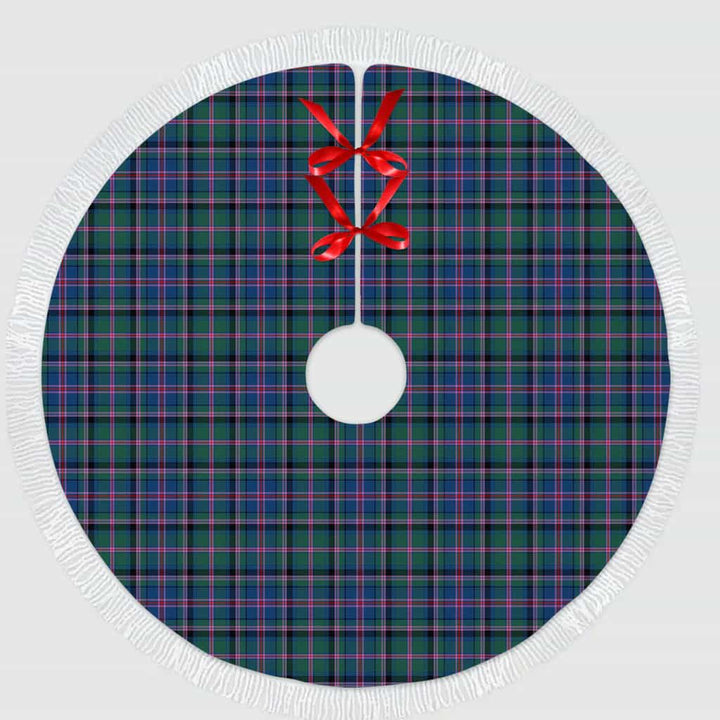 Scottish Cooper Ancient Clan Tartan Christmas Tree Skirt Tassels 1 Tartan Plaid