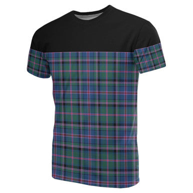 Scottish Cooper Ancient Clan Tartan T-Shirt Horizontal Style Front Side Tartan Plaid