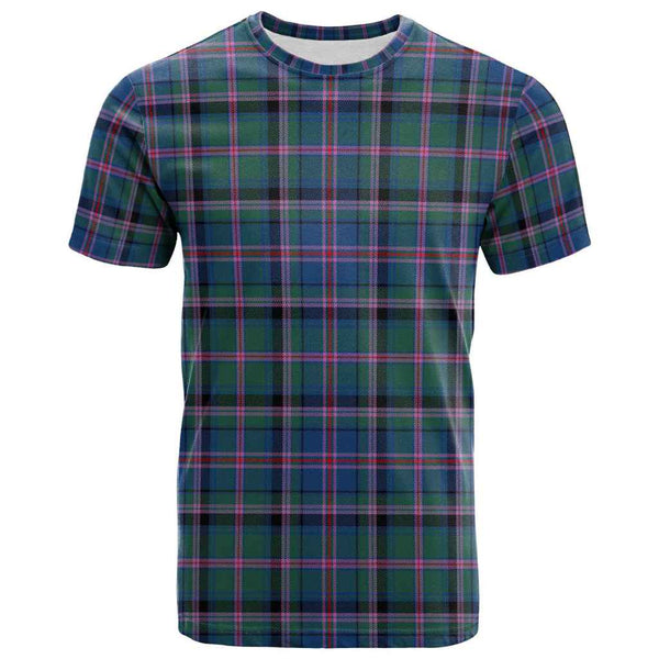 Scottish Cooper Ancient Clan Tartan T-Shirt Front Side Tartan Plaid