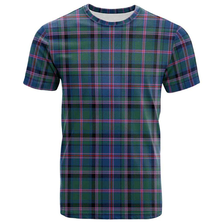 Scottish Cooper Ancient Clan Tartan T-Shirt Front Side Tartan Plaid