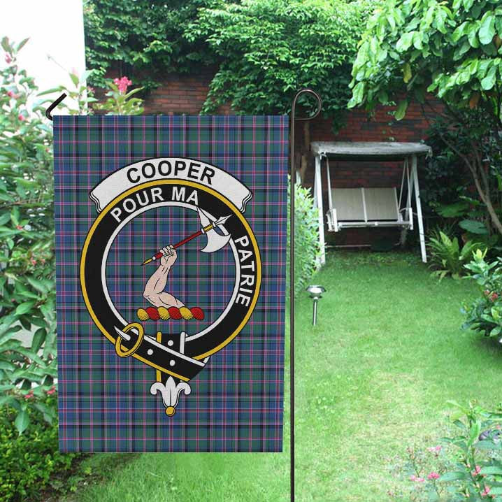Scottish Cooper Clan Crest Tartan Garden Flag Tartan Plaid 2