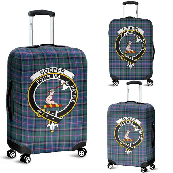 Scottish Cooper Clan Crest Tartan Luggage Cover Tartan Plaid 1