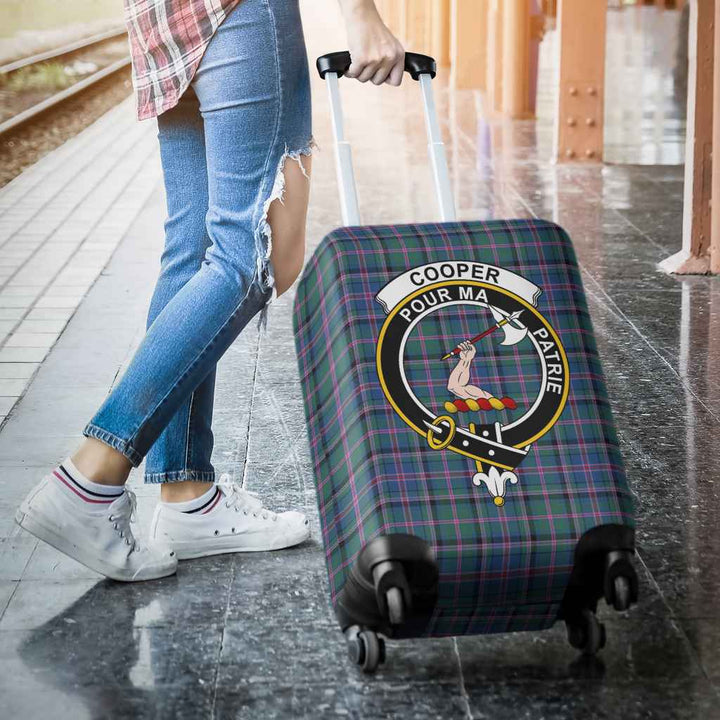 Scottish Cooper Clan Crest Tartan Luggage Cover Tartan Plaid 3