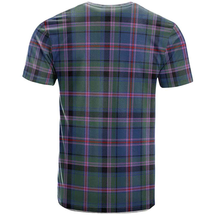 Scottish Cooper Clan Crest Tartan T-Shirt Back Side Tartan Plaid