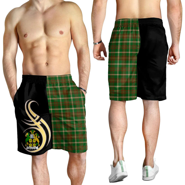 Scottish Coperland Clan Crest Tartan Believe in Me Men's Shorts