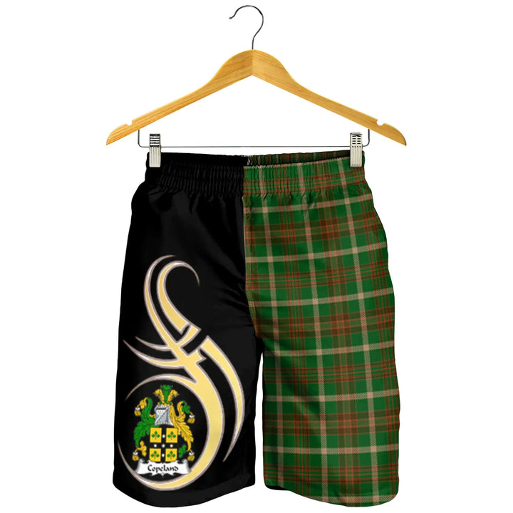 Scottish Coperland Clan Crest Tartan Believe in Me Men's Shorts