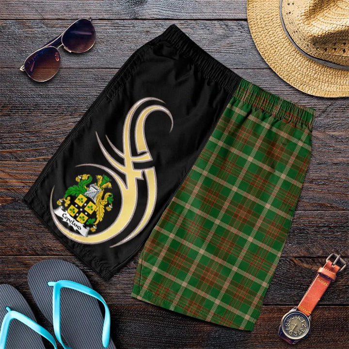 Scottish Coperland Clan Crest Tartan Believe in Me Men's Shorts