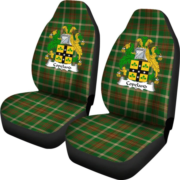 Scottish Coperland Clan Crest Tartan Car Seat Covers 1