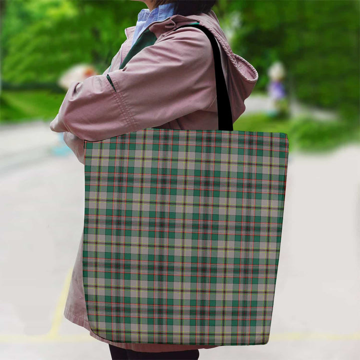 Scottish Craig Ancient Clan Tartan Canvas Bag With Shoulder Strap Tartan Plaid 2