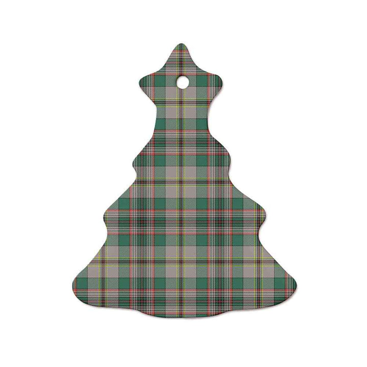 Scottish Craig Ancient Clan Tartan Ceramic Ornament  Tree Shape Tartan Plaid