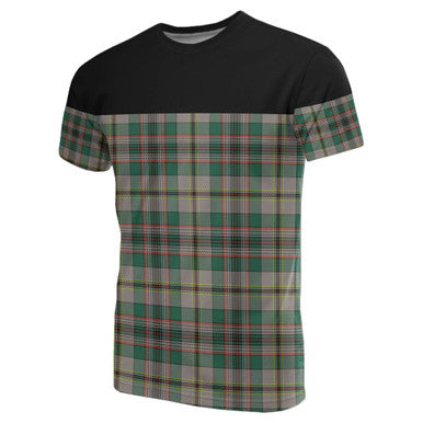 Scottish Craig Ancient Clan Tartan T-Shirt Horizontal Style Front Side Tartan Plaid