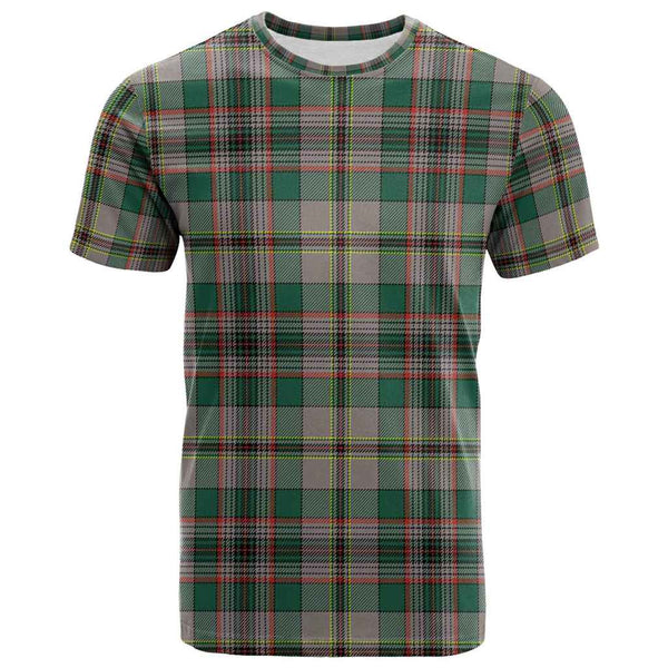 Scottish Craig Ancient Clan Tartan T-Shirt Front Side Tartan Plaid