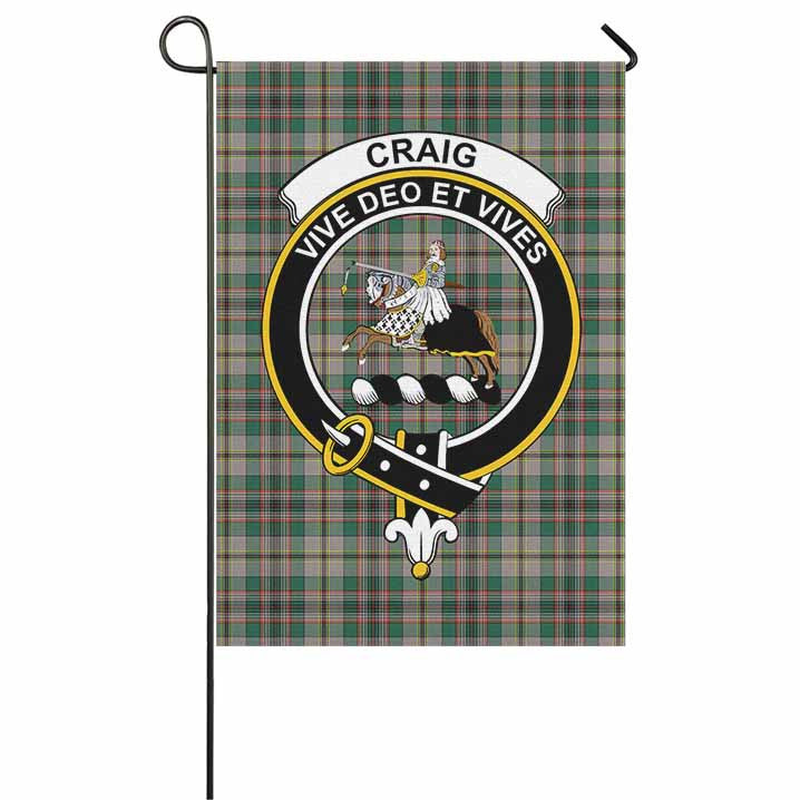Scottish Craig Clan Crest Tartan Garden Flag Tartan Plaid 1