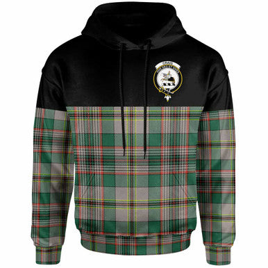 Scottish Craig Clan Crest Tartan Hoodie - Horizontal Style Front Side Tartan Plaid