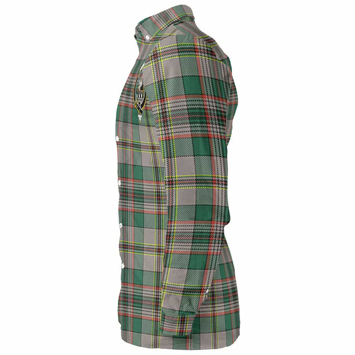 Scottish Craig Clan Crest Tartan Long Sleeve Shirt Tartan Plaid