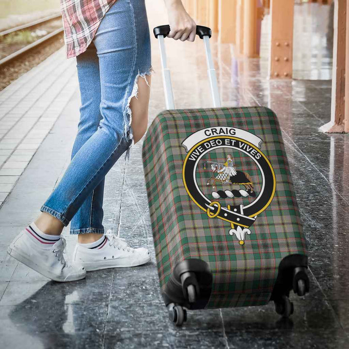 Scottish Craig Clan Crest Tartan Luggage Cover Tartan Plaid 3