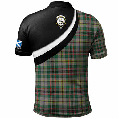 Scottish Craig Clan Crest Tartan Polo Shirt - Scotland Forever Style Back Side Tartan Plaid