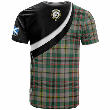 Scottish Craig Clan Crest Tartan T-Shirt - Scotland Forever Style Back Side Tartan Plaid