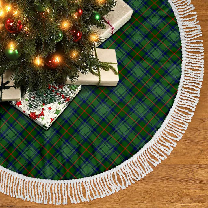 Scottish Cranstoun Clan Tartan Christmas Tree Skirt Tassels 2 Tartan Plaid