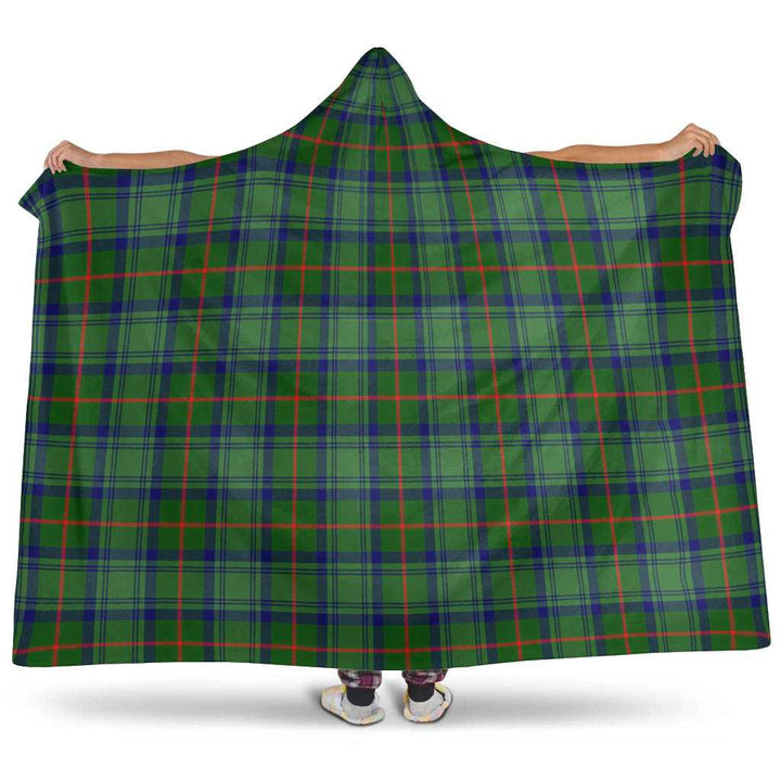 Scottish Cranstoun Clan Tartan Hooded Blanket Tartan Plaid 1
