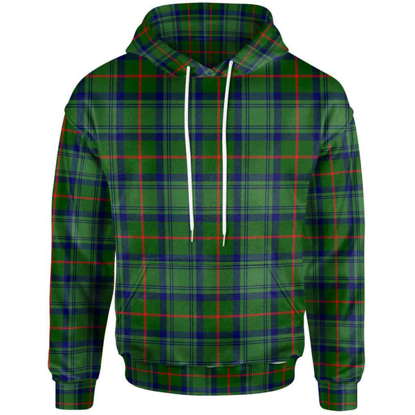 Scottish Cranstoun Clan Tartan Hoodie Front Side Tartan Plaid