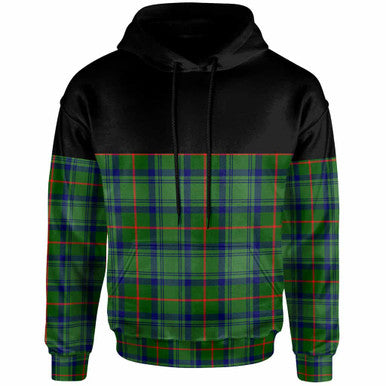Scottish Cranstoun Clan Tartan Hoodie - Horizontal Style Front Side Tartan Plaid