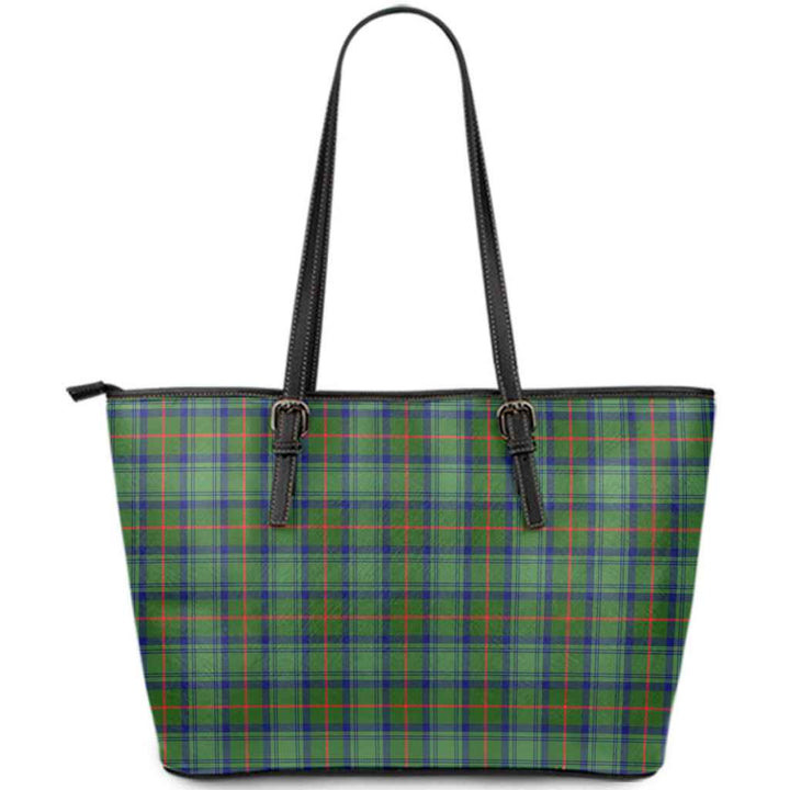 Scottish Cranstoun Clan Tartan Leather Tote Tartan Plaid
