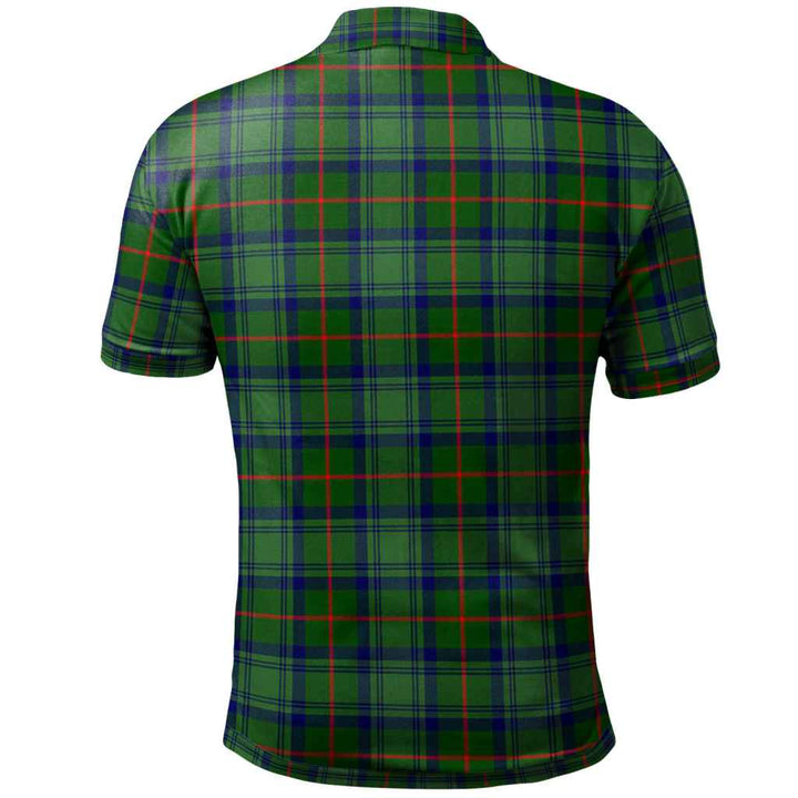 Scottish Cranstoun Clan Tartan Polo Shirt Back Side Tartan Plaid