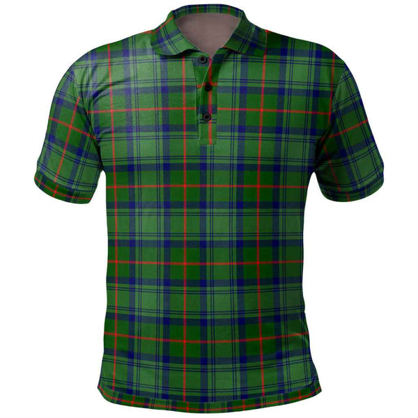Scottish Cranstoun Clan Tartan Polo Shirt Front Side Tartan Plaid