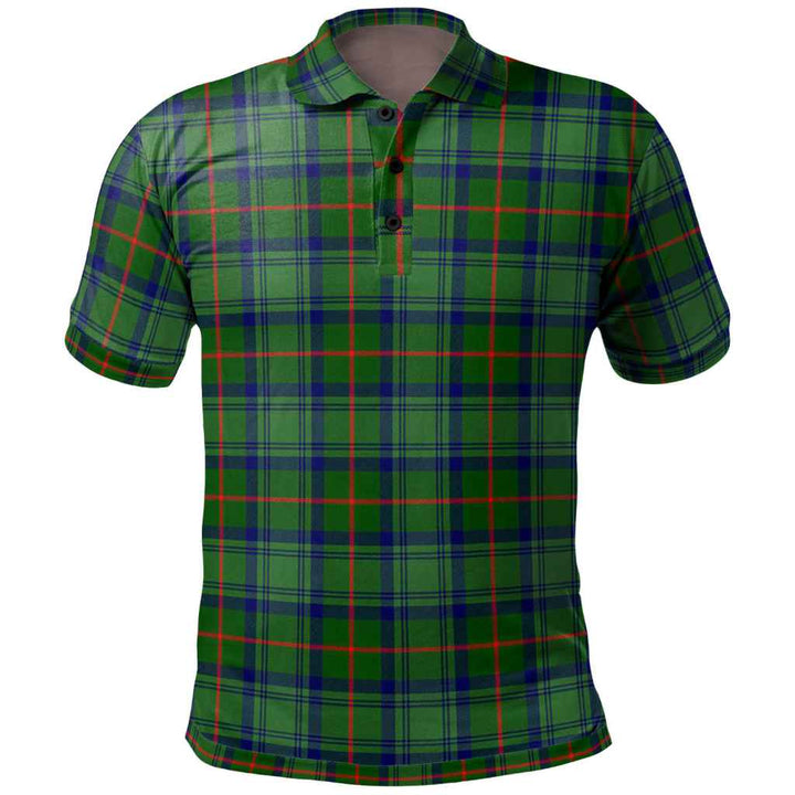 Scottish Cranstoun Clan Tartan Polo Shirt Front Side Tartan Plaid
