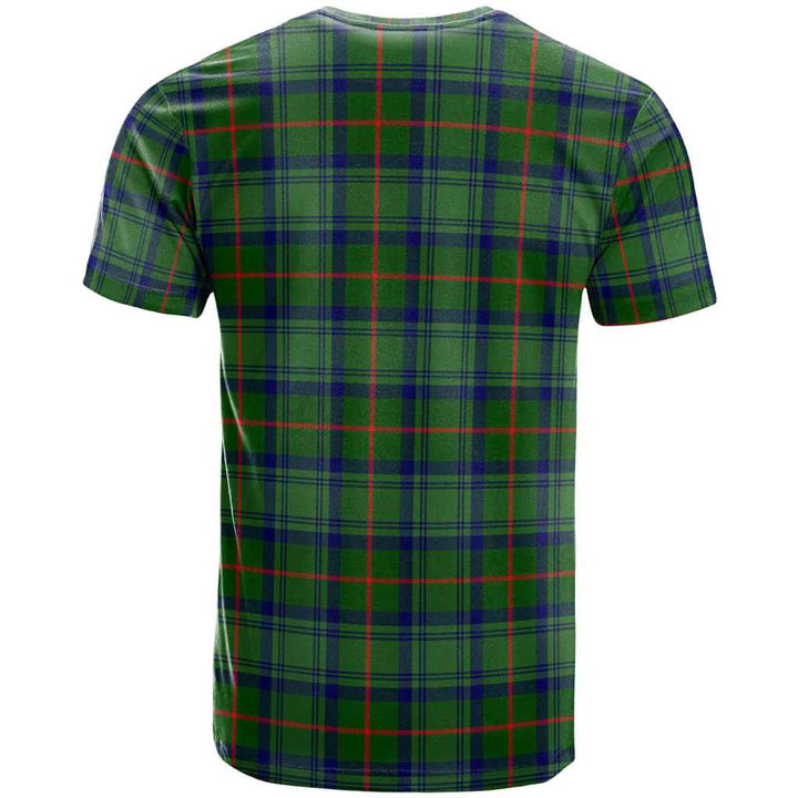 Scottish Cranstoun Clan Tartan T-Shirt Back Side Tartan Plaid