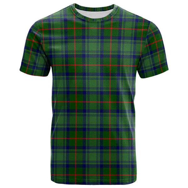 Scottish Cranstoun Clan Tartan T-Shirt Front Side Tartan Plaid