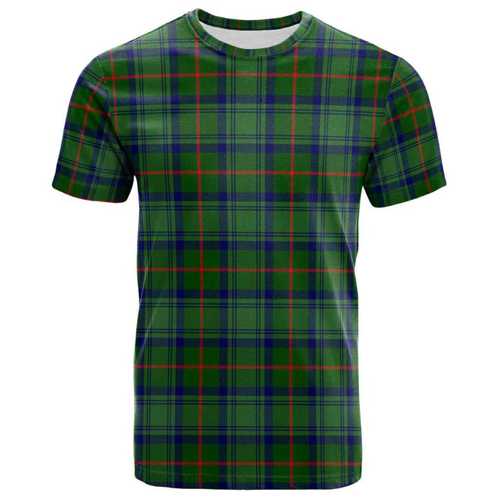 Scottish Cranstoun Clan Tartan T-Shirt Front Side Tartan Plaid