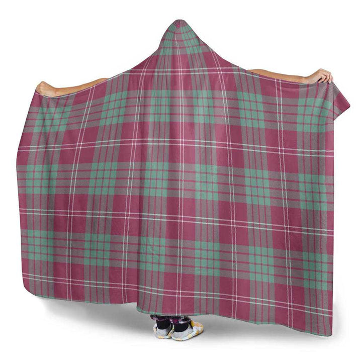 Scottish Crawford Ancient Clan Tartan Hooded Blanket Tartan Plaid 3
