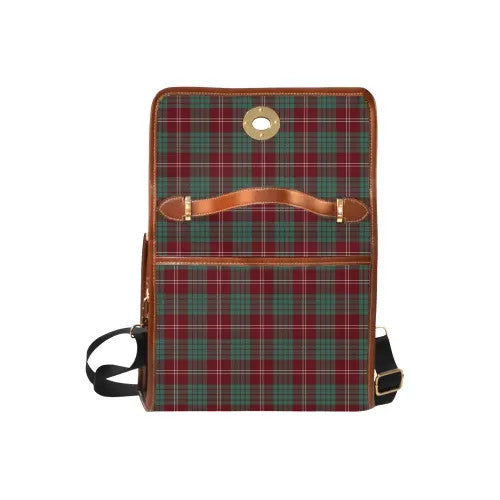 Scottish Crawford Clan Crest Tartan Waterproof Canvas Bag Tartan Plaid 6