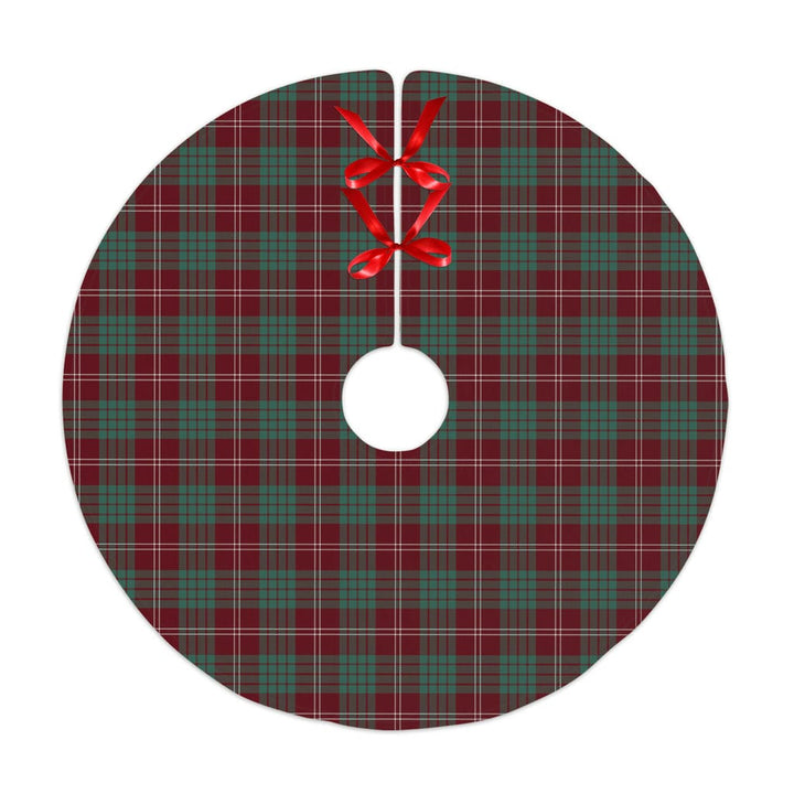 Scottish Crawford Modern Clan Tartan Christmas Tree Skirt No Tassels 1 Tartan Plaid