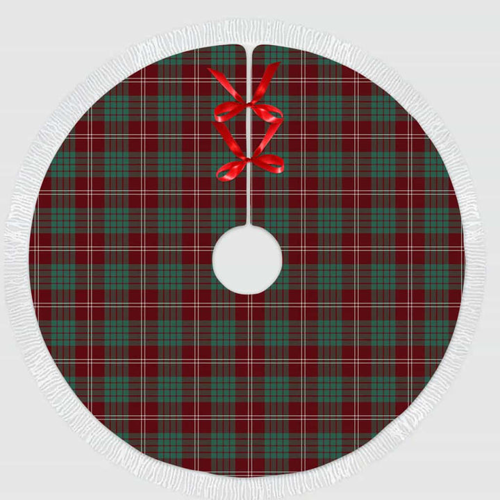 Scottish Crawford Modern Clan Tartan Christmas Tree Skirt Tassels 1 Tartan Plaid