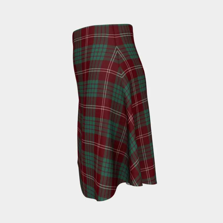 Scottish Crawford Modern Clan Tartan Flare Skirt Tartan Plaid 2