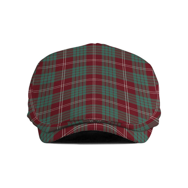 Scottish Crawford Modern Clan Tartan Flat Cap Tartan Plaid 1