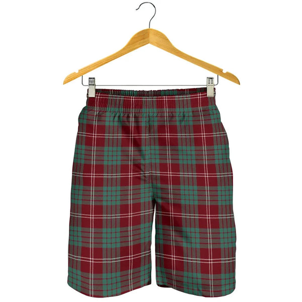Scottish Crawford Modern Clan Tartan Men's Shorts