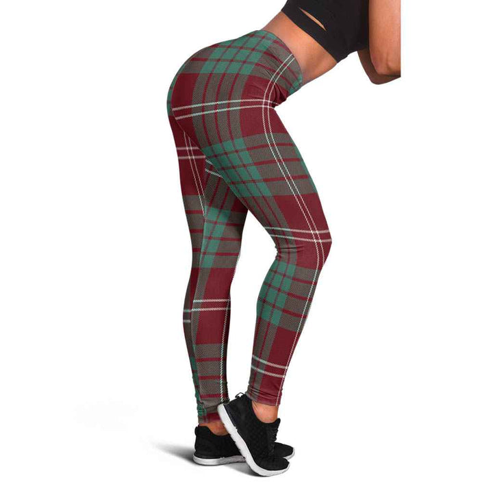 Scottish Crawford Modern Clan Tartan Women Leggings Tartan Plaid 1