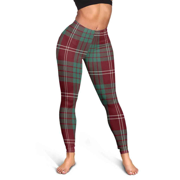 Scottish Crawford Modern Clan Tartan Women Leggings Tartan Plaid 3