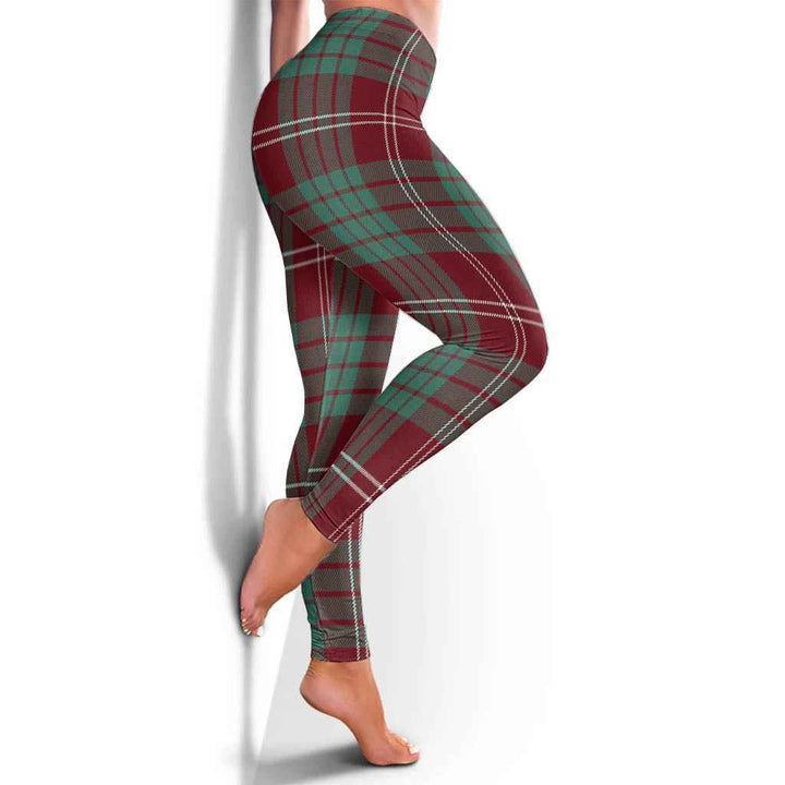 Scottish Crawford Modern Clan Tartan Women Leggings Tartan Plaid 4