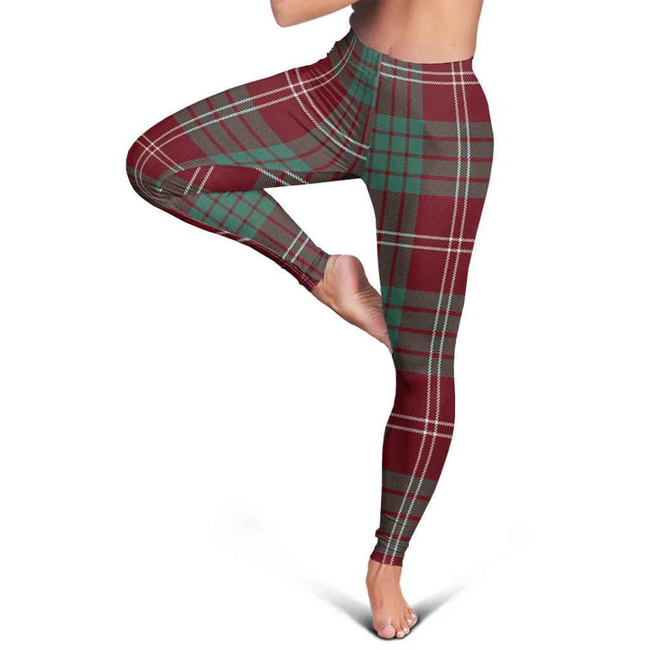 Scottish Crawford Modern Clan Tartan Women Leggings Tartan Plaid 5