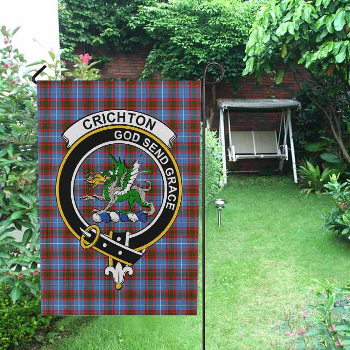 Coloraco Flag Scottish Crichton Clan Badge Tartan Garden Flag | Tartanplaid.co ...