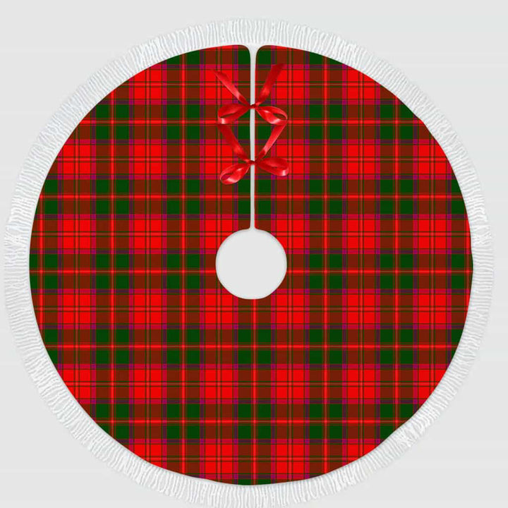 Scottish Crief District Clan Tartan Christmas Tree Skirt Tassels 1 Tartan Plaid