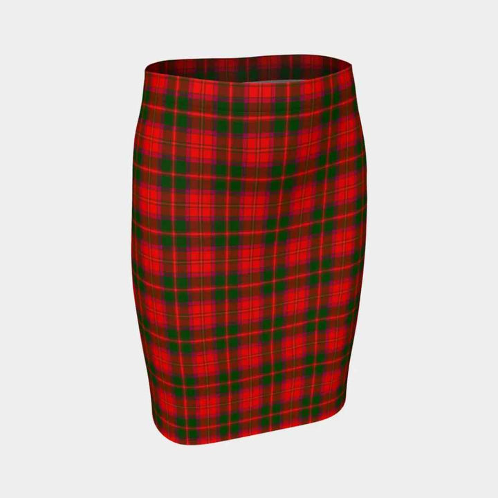 Scottish Crief District Clan Tartan Fitted Skirt Tartan Plaid 1
