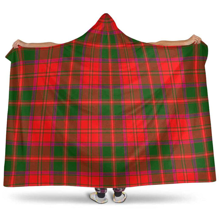 Scottish Crief District Clan Tartan Hooded Blanket Tartan Plaid 1